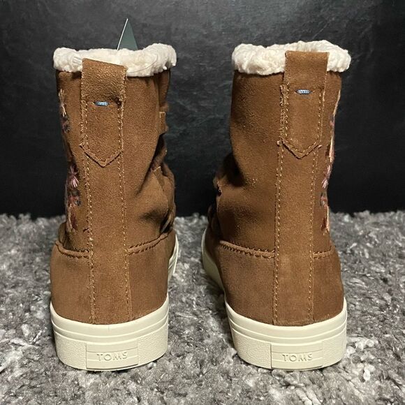 NIB TOMS Alpine Winter Leather Booties - Picture 7 of 9